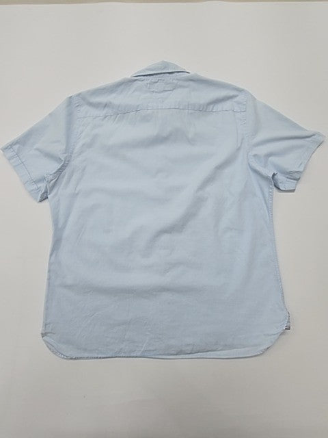 Tommy Hilfiger Men Light Blue Button-Down Slim Fit 2XL Shirt