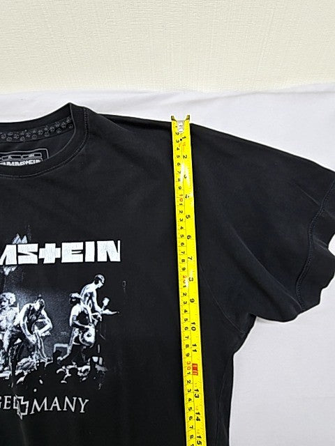 Rammstein Men's Black Concert T-Shirt XL 2013 Cotton Crewneck
