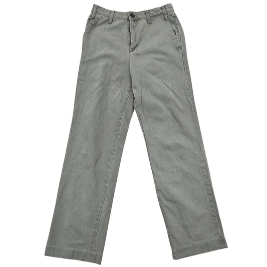 Zara Men Gray Straight Jeans XS Mid Rise Light Wash Button Fly Regular