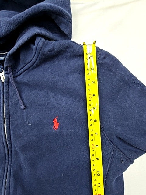 Ralph Lauren Men's Navy Fleece Pullover Hoodie XL