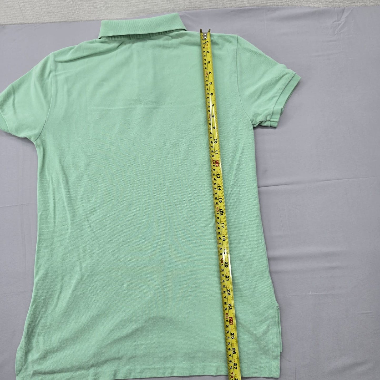 Polo Ralph Lauren Men's College Green Polo Shirt Size S Custom Slim Fit