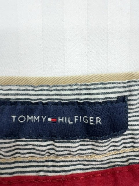 Tommy Hilfiger Men's Khaki Chino Pants 32x34 Flat Front