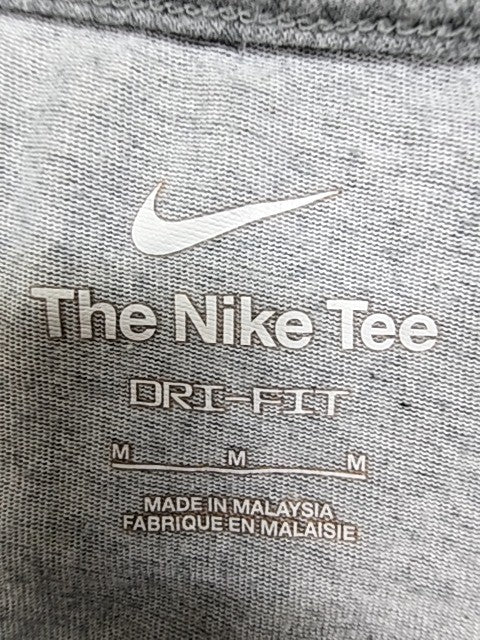 Nike Men's Heather Grey Dri-FIT Tee T-Shirt Size M