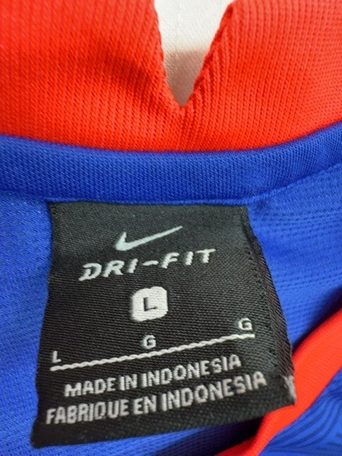 Nike Men's Blue Dri-FIT Soccer Jersey L