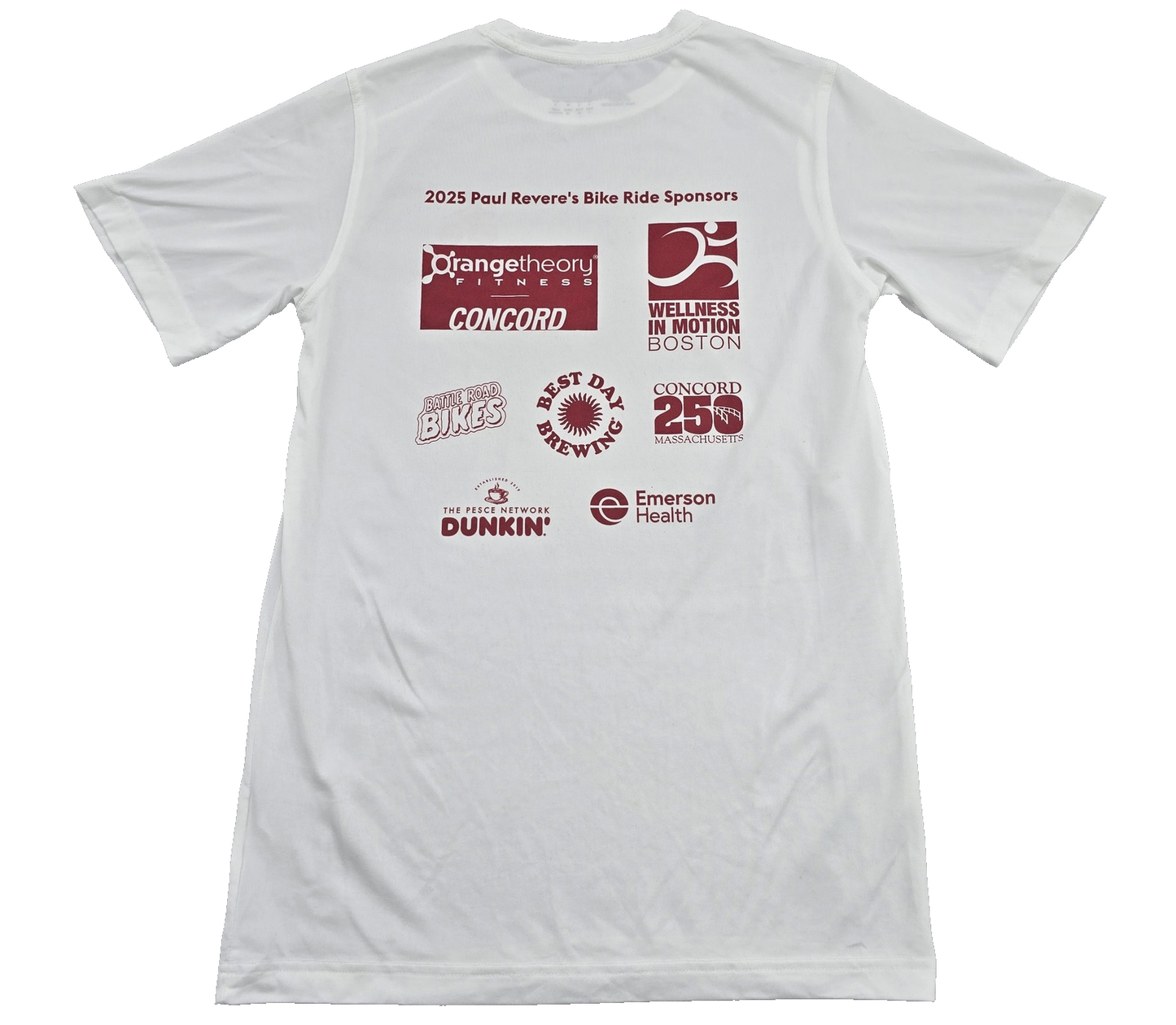 New Balance Paul Revere's Ride White T-Shirt Men's S Short Sleeve