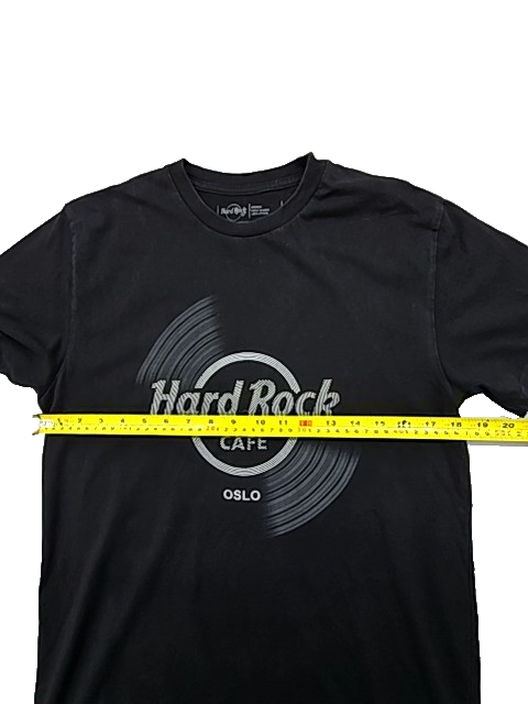 Hard Rock Unisex Black Cotton T-Shirt Size Medium Crewneck
