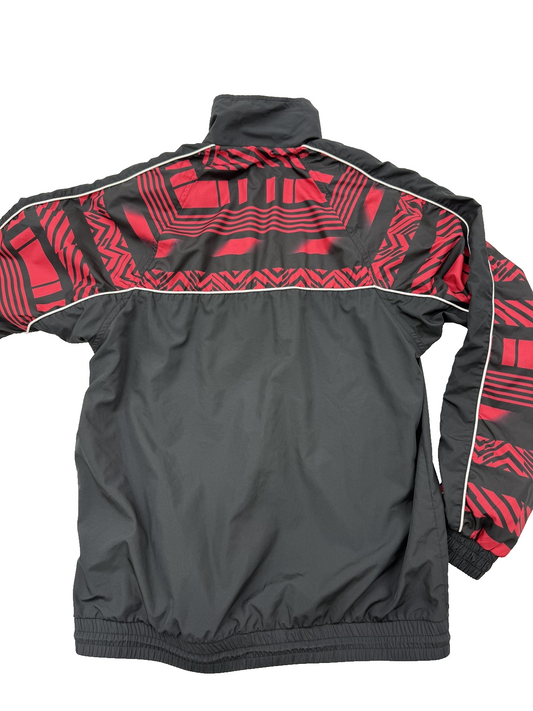 Puma AC Milan Black-Red Zigzag Track Jacket S Men Full Zip