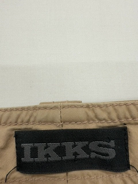 IKKS Boys Tan Cargo Shorts Size 16 Relaxed Drawstring Canvas Cotton