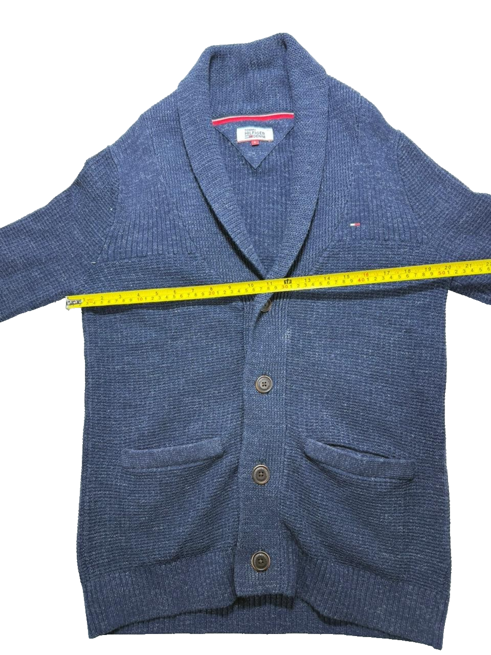 Tommy-Hilfiger Denim Cardigan Dark Blue