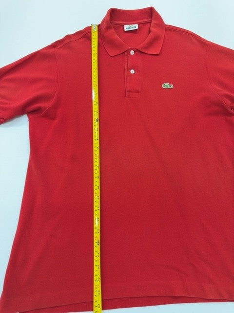 Lacoste Men Red Polo Shirt size 5 product image 4