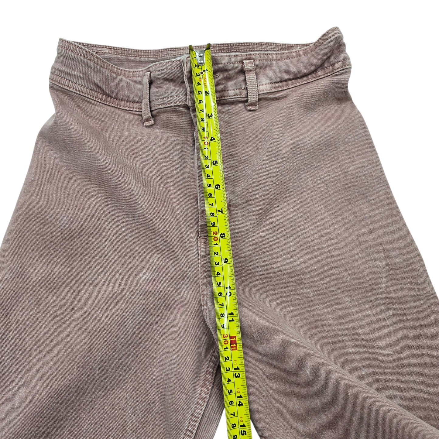 ZARA Women's Mauve Wide Leg Jeans Size 6 USA