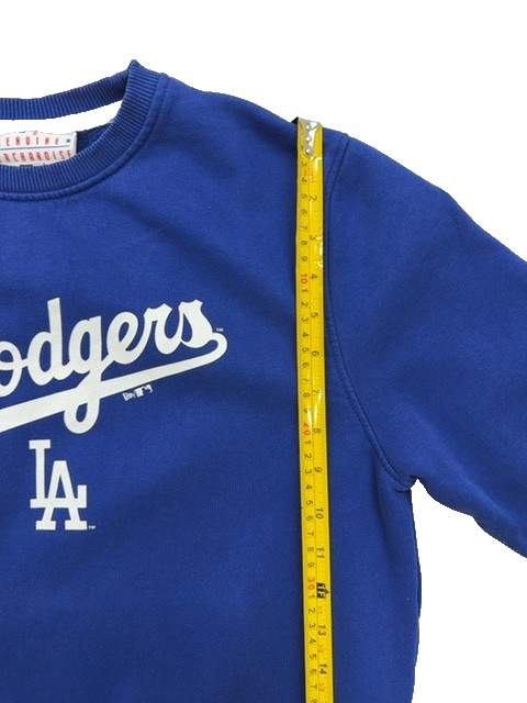 New Era LA Dodgers Sweatshirt Men's S Royal Blue Crew Neck MLB