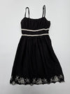 Evie Youth Black Dress – Size 8, Floral
