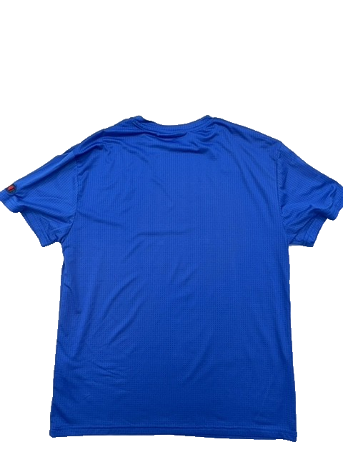 Champion Men's Blue Mesh T-Shirt Size M Short Sleeve Athletic