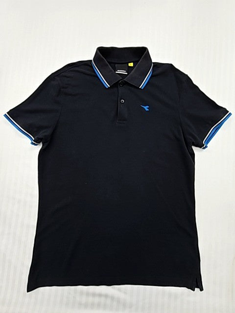 Diadora Women Black Polo Shirt size L product image 1