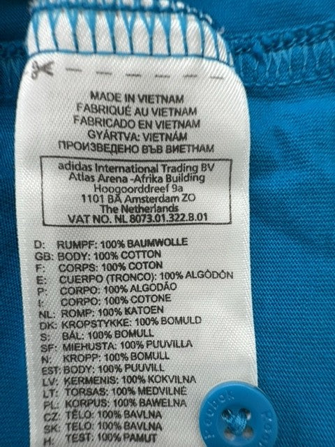 Adidas Men Blue Polo Shirt size S product image 4