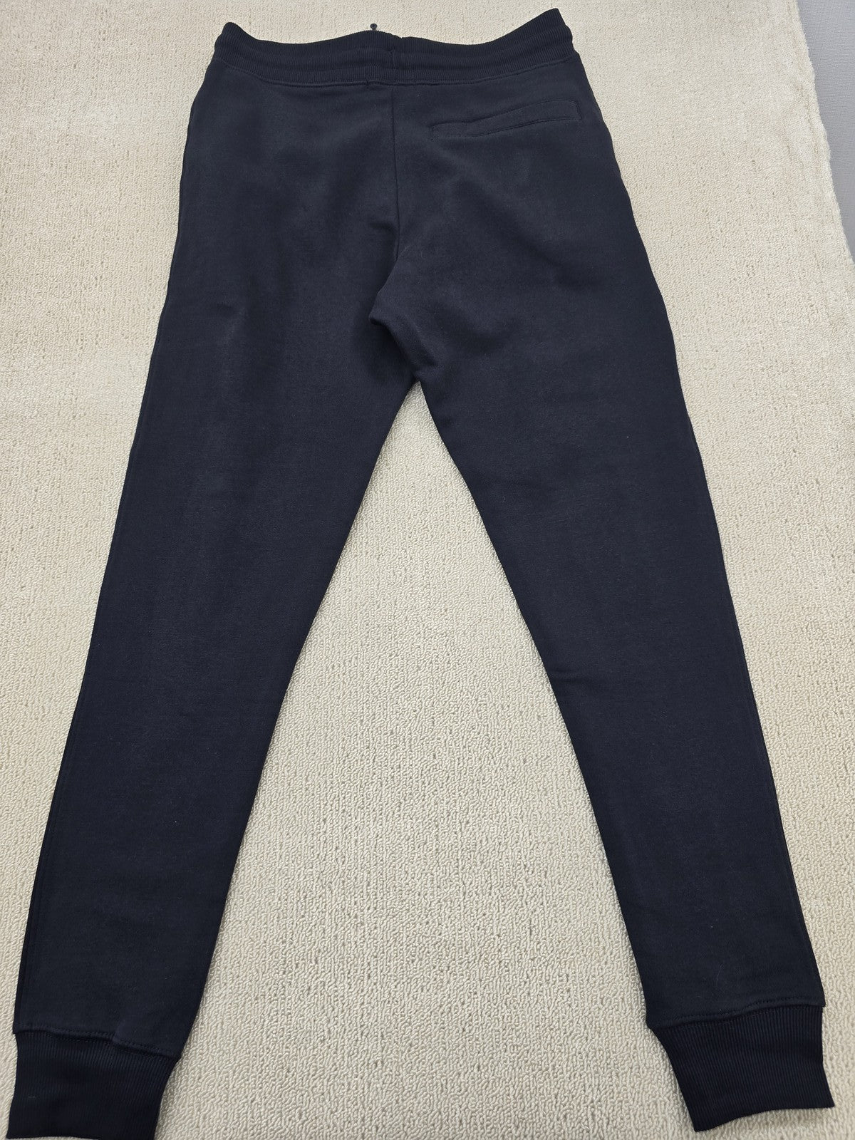 French Connection Black Cotton Blend Jogger Sweatpants M Long Inseam Men