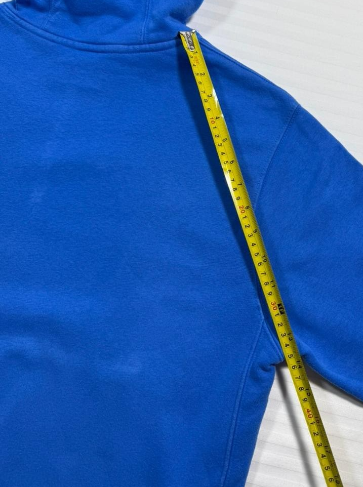 Nike Unisex Blue Fleece Pullover Hoodie Sweatshirt Size S