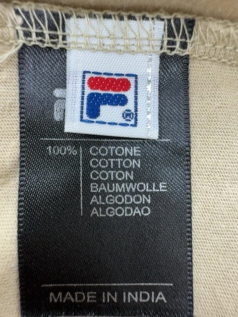 Fila Men Beige T-Shirt size 3XL product image 4