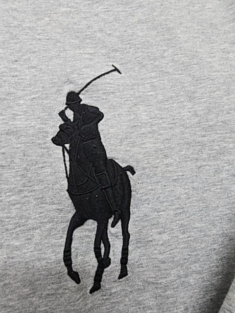 Polo Ralph Lauren Men Heather Gray Logo T-Shirt XL Regular Condition