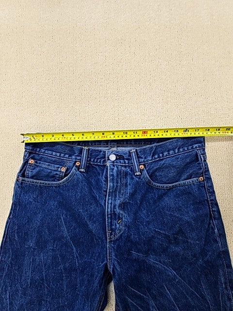Levi's Men's Dark Wash Taper Fit Shorts Size 34 Stretch 10" Inseam