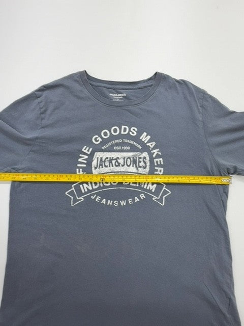 Jack & Jones Men Navy T-Shirt size XL product image 7