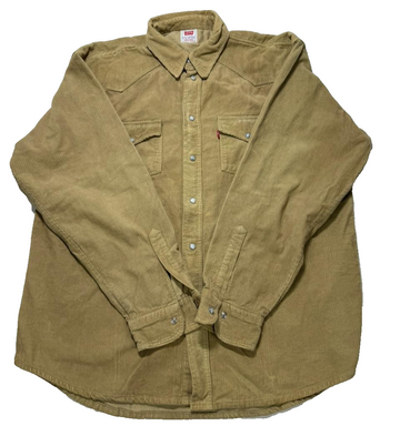 Levi'S Barstow Standard Fit Western Corduroy Shirt For Men - Size XL