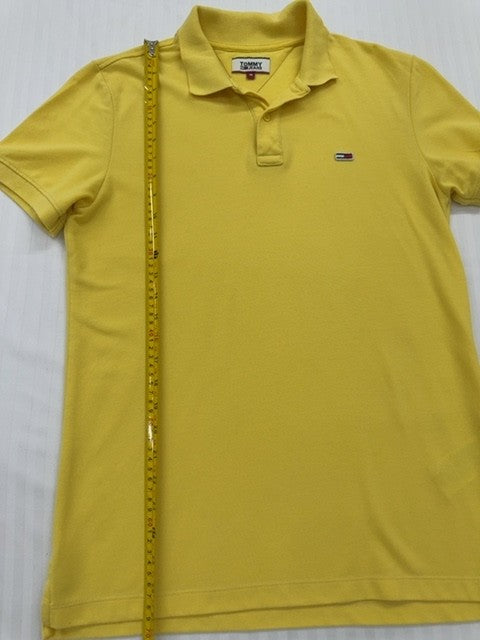 Tommy Hilfiger Women's Yellow Polo Shirt Size M