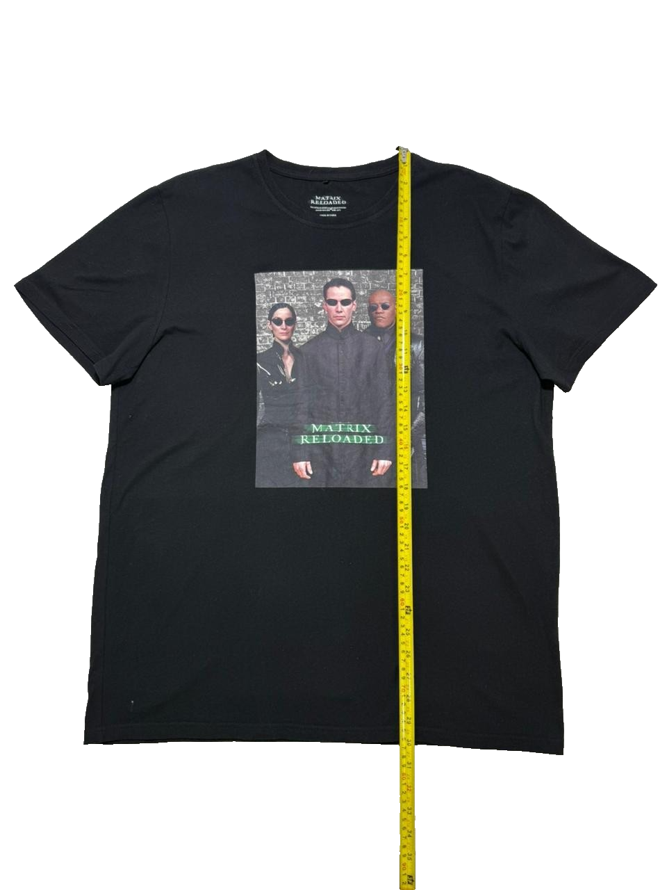 Matrix Reloaded Vintage Movie T-Shirt - Black - Size XXL