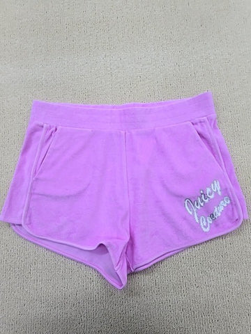 Juicy Couture Purple Velour Track Shorts Women's L