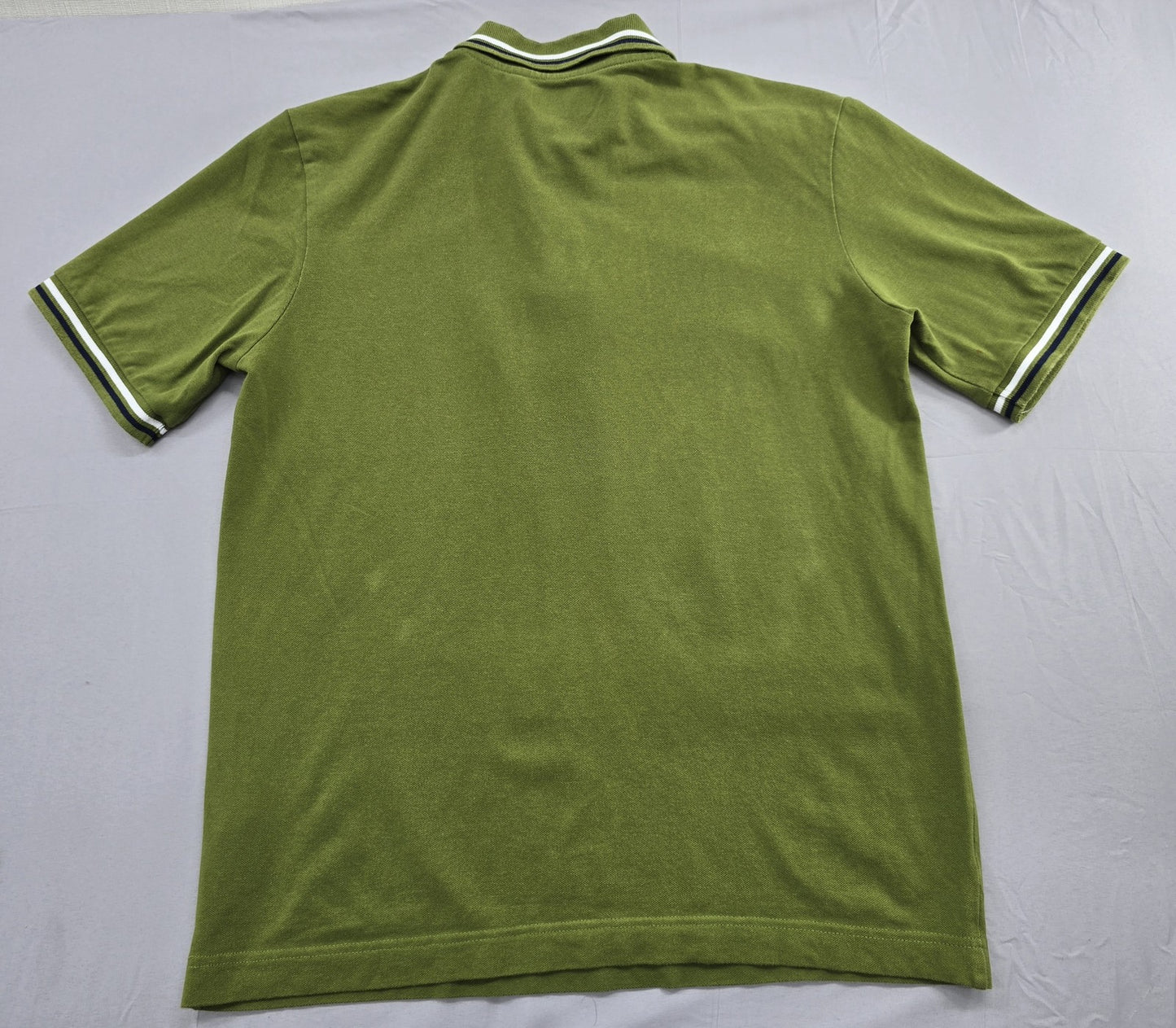 Kappa Men's Green Short Sleeve Polo Shirt Size M 100% Cotton