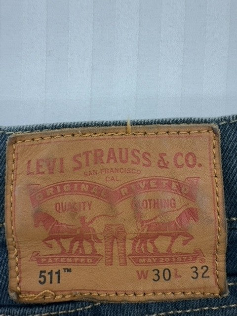 Levi's Men's Blue 511 Slim Fit Jeans 30x32