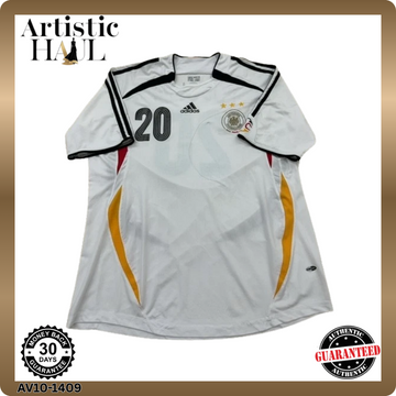 Adidas Football Shirt XL White Climacool Short Sleeve Crewneck 2006
