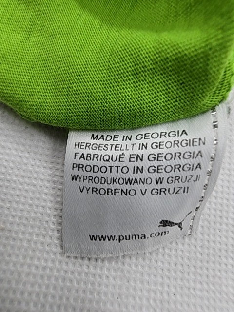 Puma Men's XL Green Cotton Short Sleeve Crewneck T-Shirt Sport Lifestyle