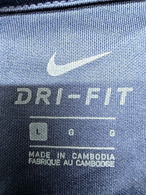 Nike Men's Navy Dri-FIT Short Sleeve T-Shirt Size L