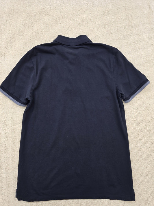 Hugo Boss Men's Navy Polo Shirt – Size M, Slim Fit, Short Sleeve
