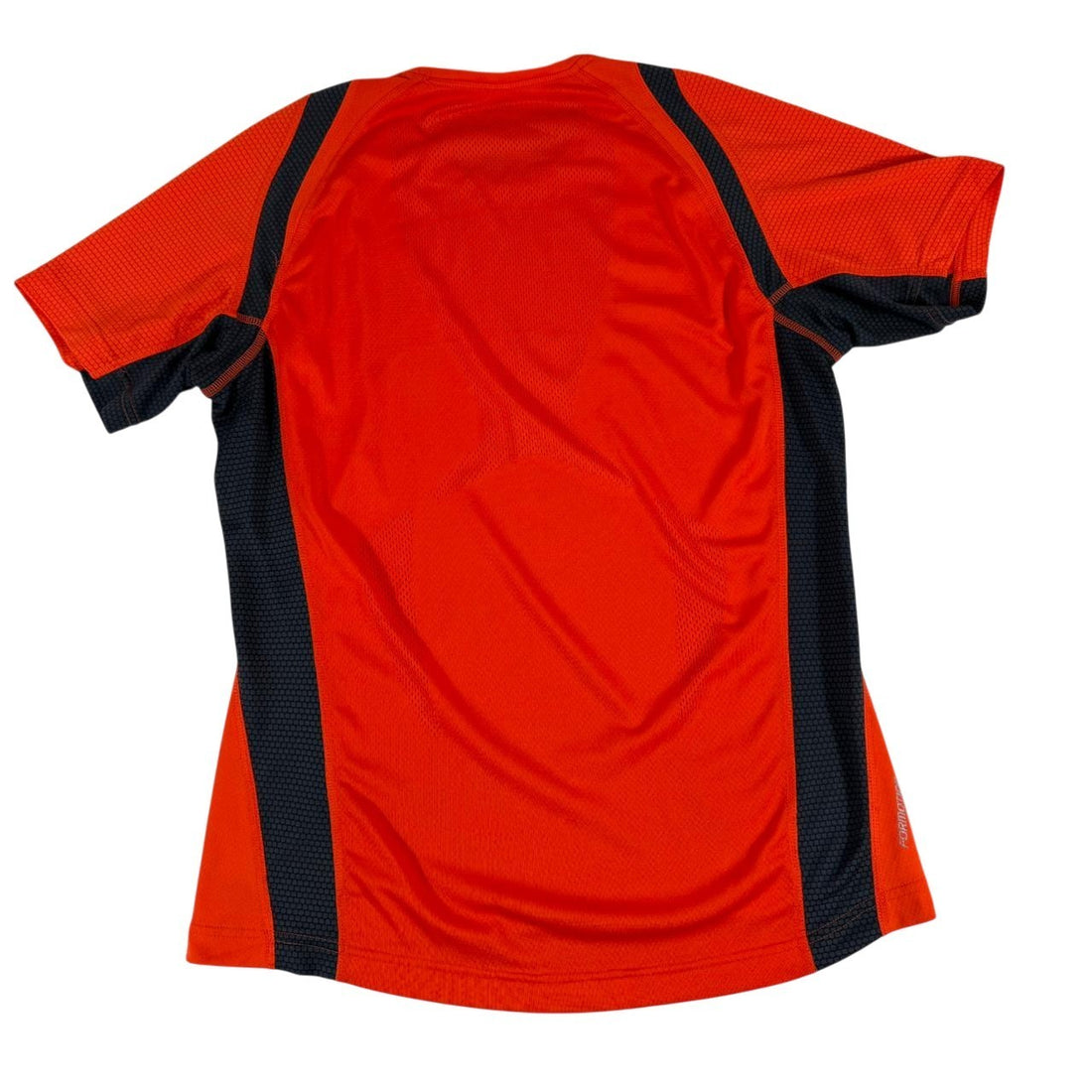 Adidas ClimaCool Mens Athletic T Shirt Orange Black Size Small Tag Torn