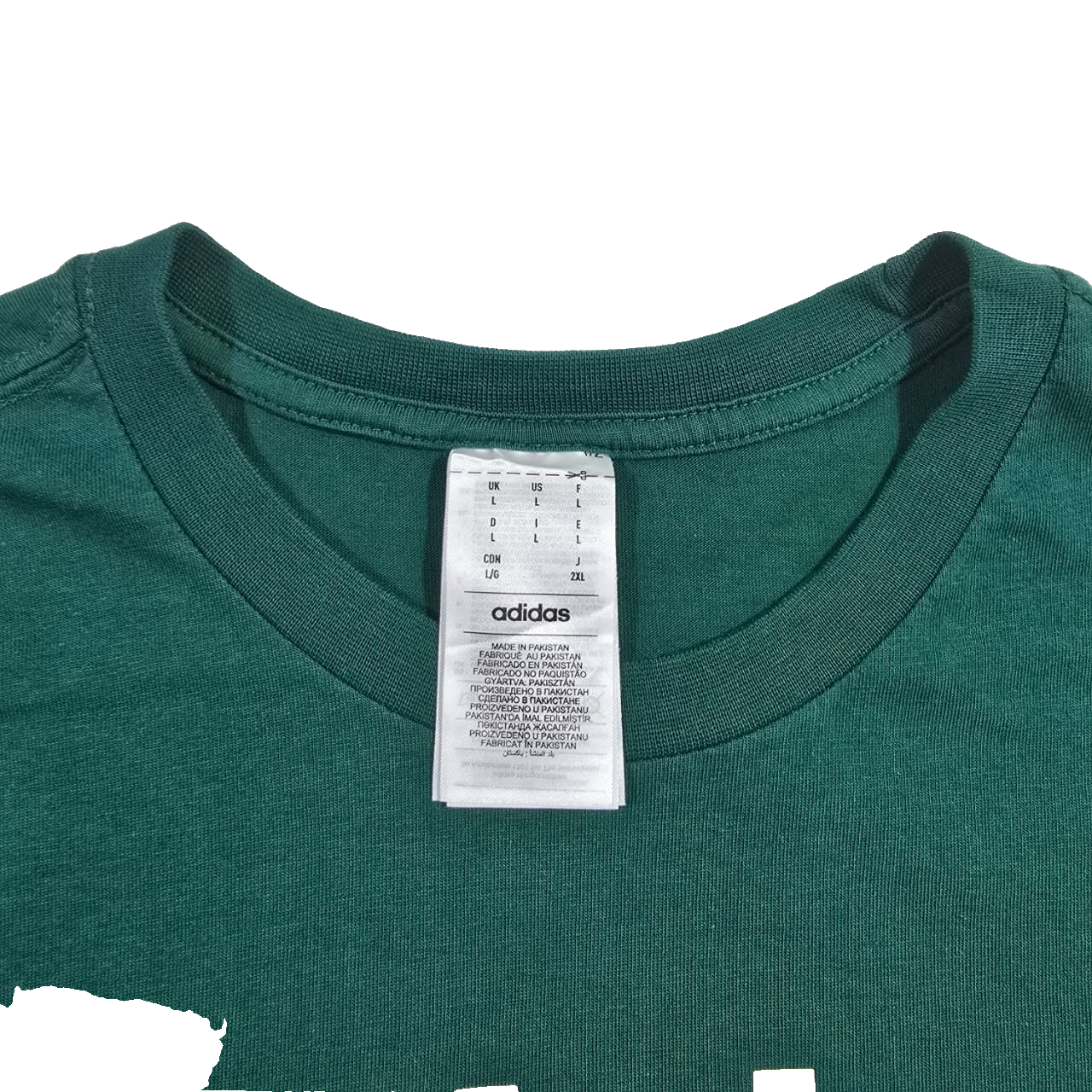 Adidas Sportswear Green T-Shirt Size L