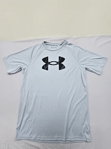 Under Armour Men's HeatGear Grey T-Shirt XL Loose Fit Moisture Wicking