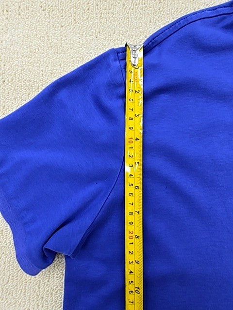 Polo Ralph Lauren Short Sleeve Blue Cotton Polo Shirt Men's Slim Fit
