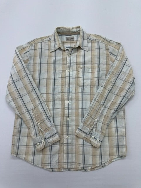 Wrangler Boys Beige Shirt size S product image 1