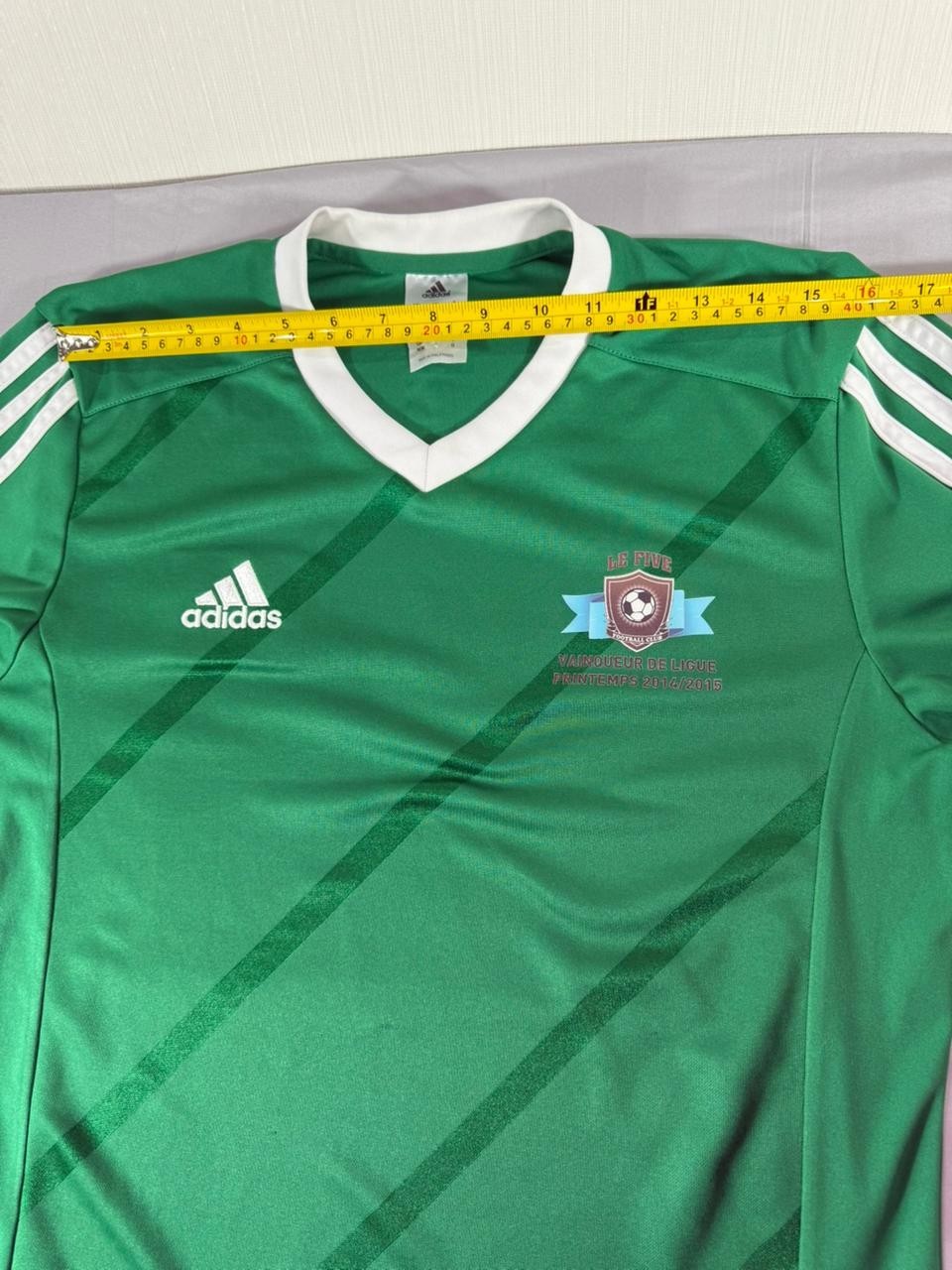 Adidas Men's Green Soccer Football Jersey Shirt Climalite Size M