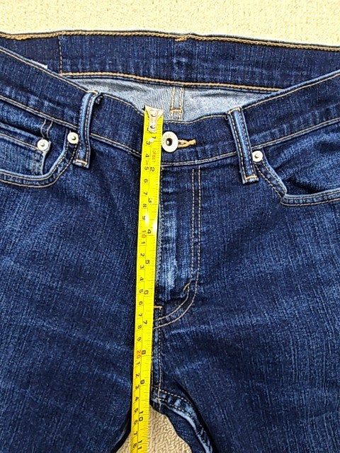 Levi's Men's 514 Straight Fit Dark Wash Jeans Size 33 Stretch