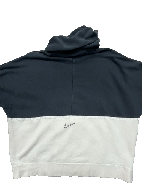 Nike Men's Black/White Color Block Pullover Hoodie Size M