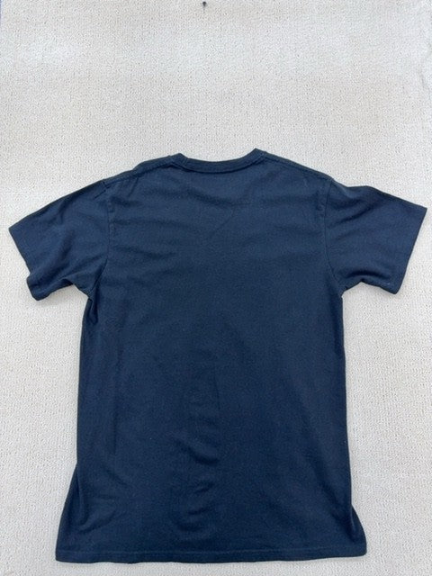 Hard Rock Cafe Men's Navy T-Shirt – Size M, Crew Neck, Cotton