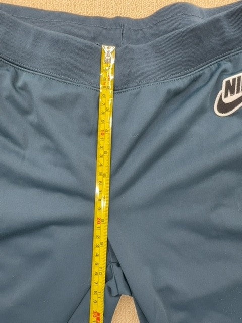 Nike Fleece Joggers Tapered Blue Drawstring Swoosh Unisex L