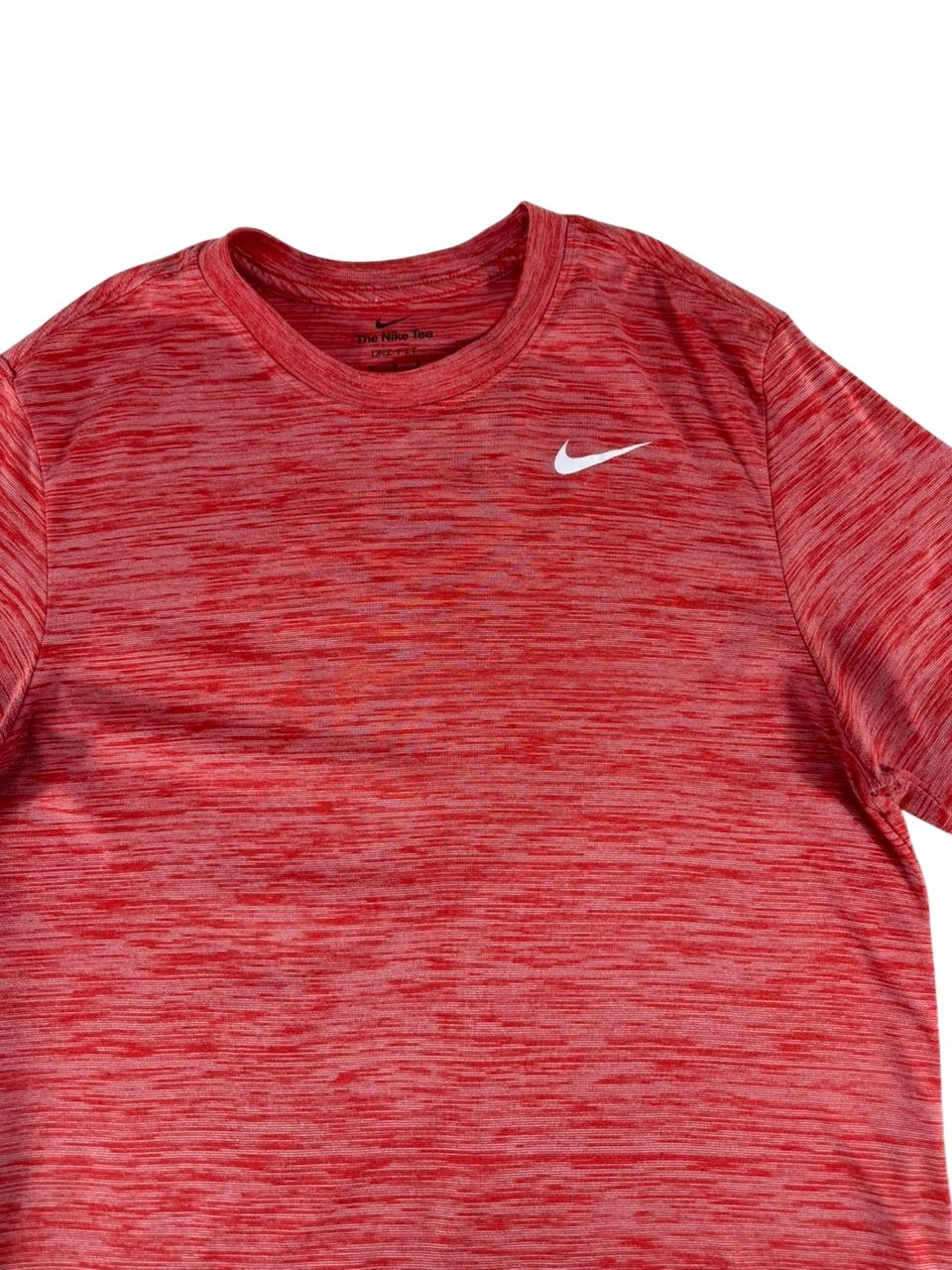 Nike Men's Dri Fit Athletic T-Shirt Red Short Sleeve Running Training Size Medium