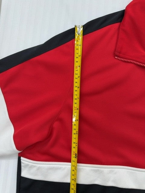 Nike Air Woven Track Jacket XL Red/Blk/Wht Logo Patch
