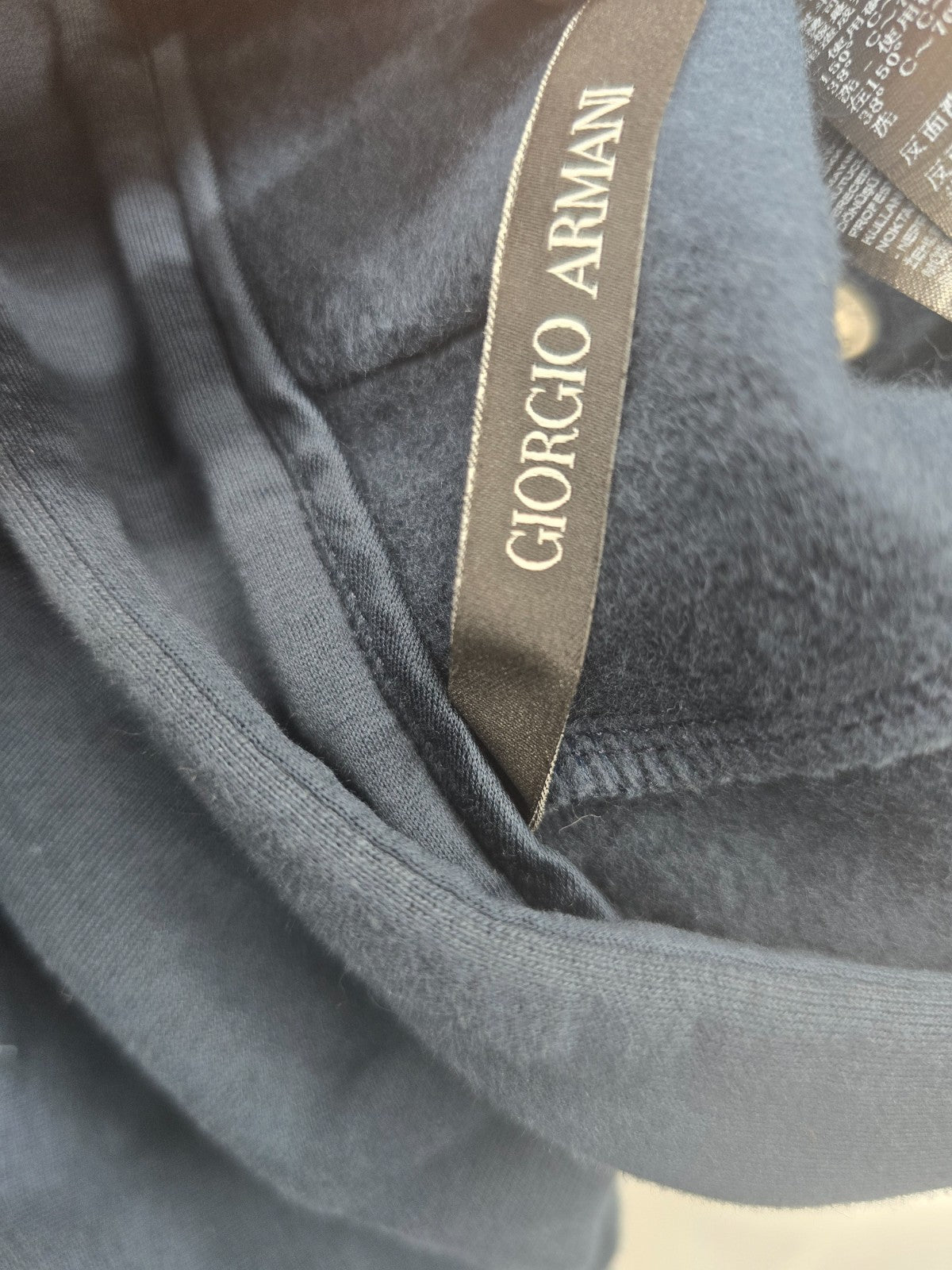 Giorgio Armani Men's Straight Leg Trousers Navy Made in Italy Size EU 54 BNWT