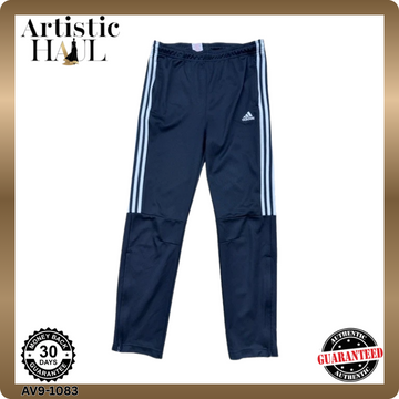 Adidas Navy Men's XL Tapered Jogging Pants Climalite Training